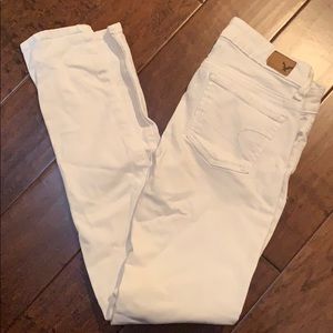 American Eagle White Jeggings - Size 0